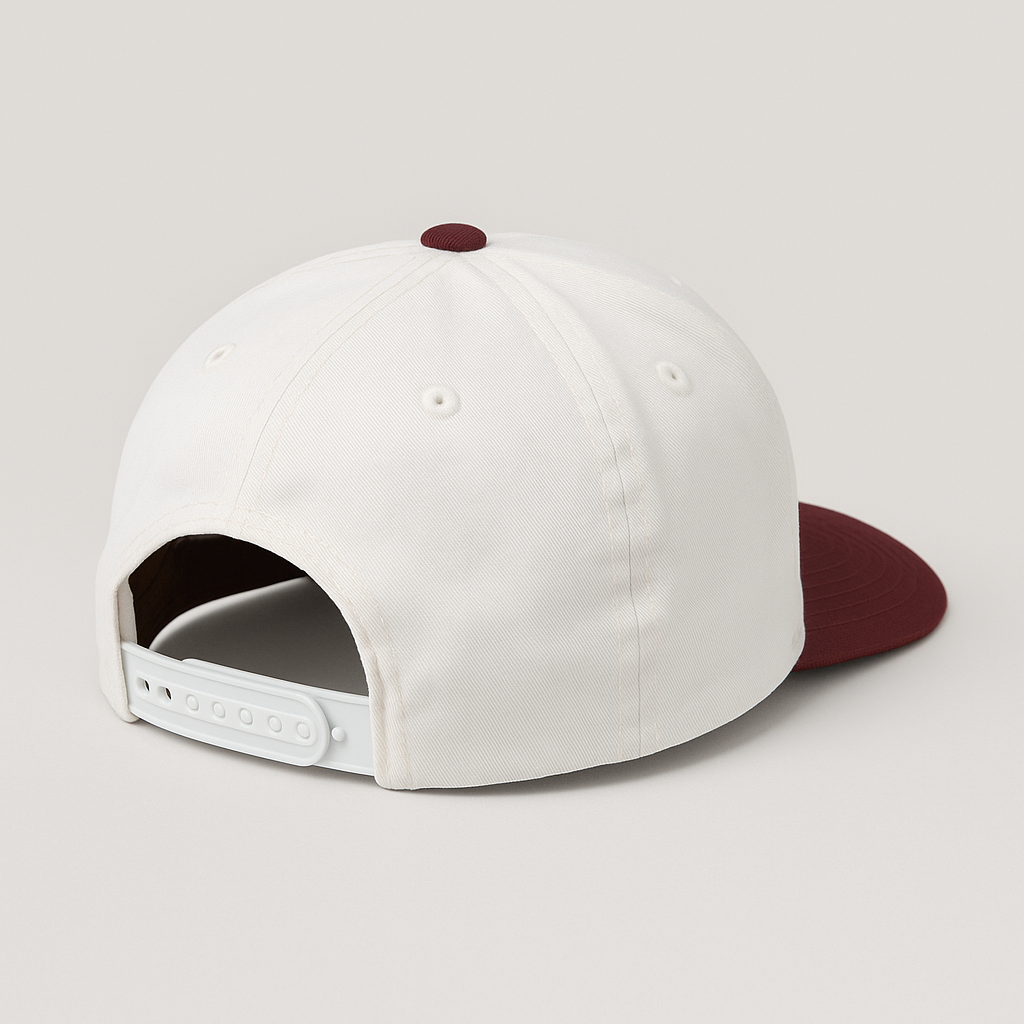BIG FARMA CAP - White & Maroon